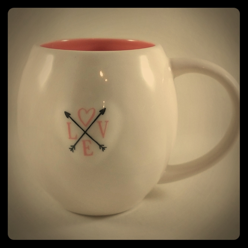 Rae Dunn Magenta Love Mug